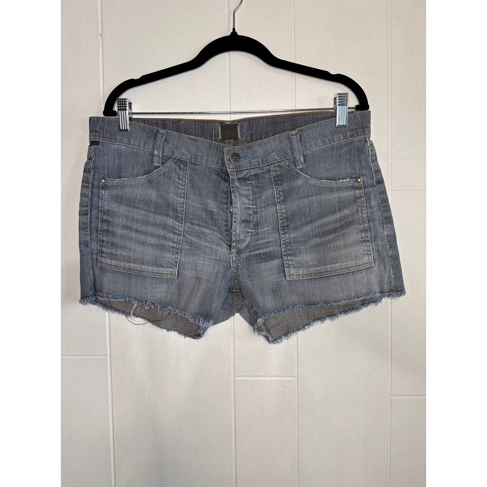 Citizens of Humanity railroad stripe shorts 31